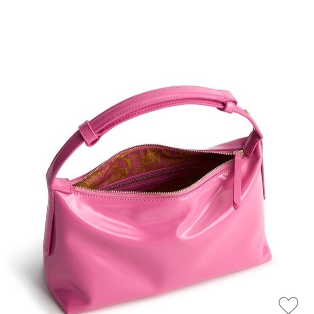 Vera Bradley pink patent leather shoulder bag